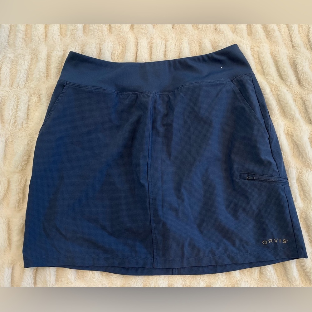 Orvis blue athletic hiking tennis‎ golf skort womens size Small